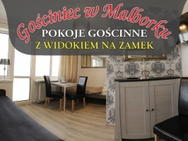 Ceny Malbork - Gościniec w Malborku z widokiem na zamek krzyżacki