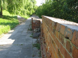 Zamek Malbork - Resztki murów obronnych