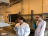 Zajęcia laboratoryjne uczniów klasy 1c na Wydziale Chemii UG